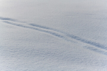 pure white untouched snow shapes - background for your concept