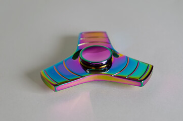 Cool colorful metallic fidget spinner