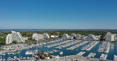 La Grande-Motte vue du ciel