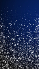 Amazing falling stars Christmas background. Subtle
