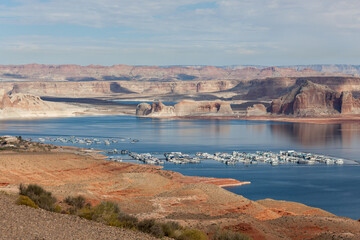 Lake Powell with Marina