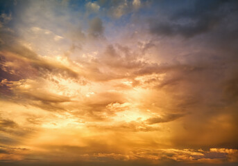 Naklejka na ściany i meble Epic Sunsets - OcuDrone Aerial Sky