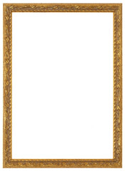 .Gold, square frame.