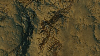 abstract aerial view, abstract cosmic texture, top view of alien planet, texture of th exo planet, abstract texture 3d render
