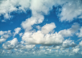 Naklejka na ściany i meble Crystal Blue Skies - OcuDrone Aerial Sky Images