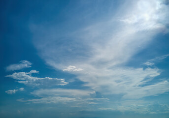 Fototapeta na wymiar Silky Smooth Skies - OcuDrone Aerial Sky Images