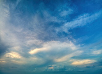 Naklejka na ściany i meble Moody Blue Skies - OcuDrone Aerial Sky Images