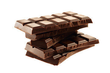 Closeup of a milk chocolate bar full frame.