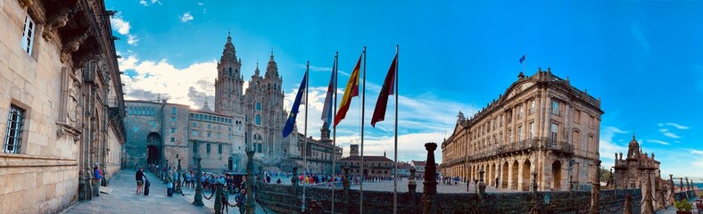 Plaza Mayor - Santiago de Compostela - Espanha