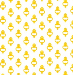 Retro gold doorknob background, yellow color vintage door handle