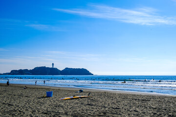 Obraz premium 【神奈川県 江ノ島】湘南の海風景