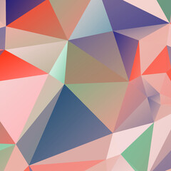 Fototapeta premium Abstract Color Polygon Background Design, Abstract Geometric Origami Style With Gradient. Presentation,Website, Backdrop, Cover,Banner,Pattern Template