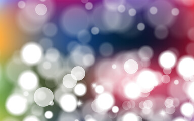 Fototapeta premium Abstract shiny blurred lights background stock illustration