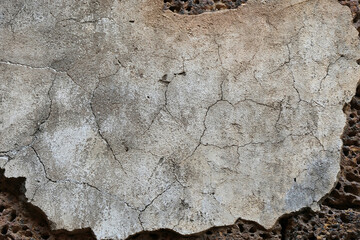 Laterite stone texture background close up