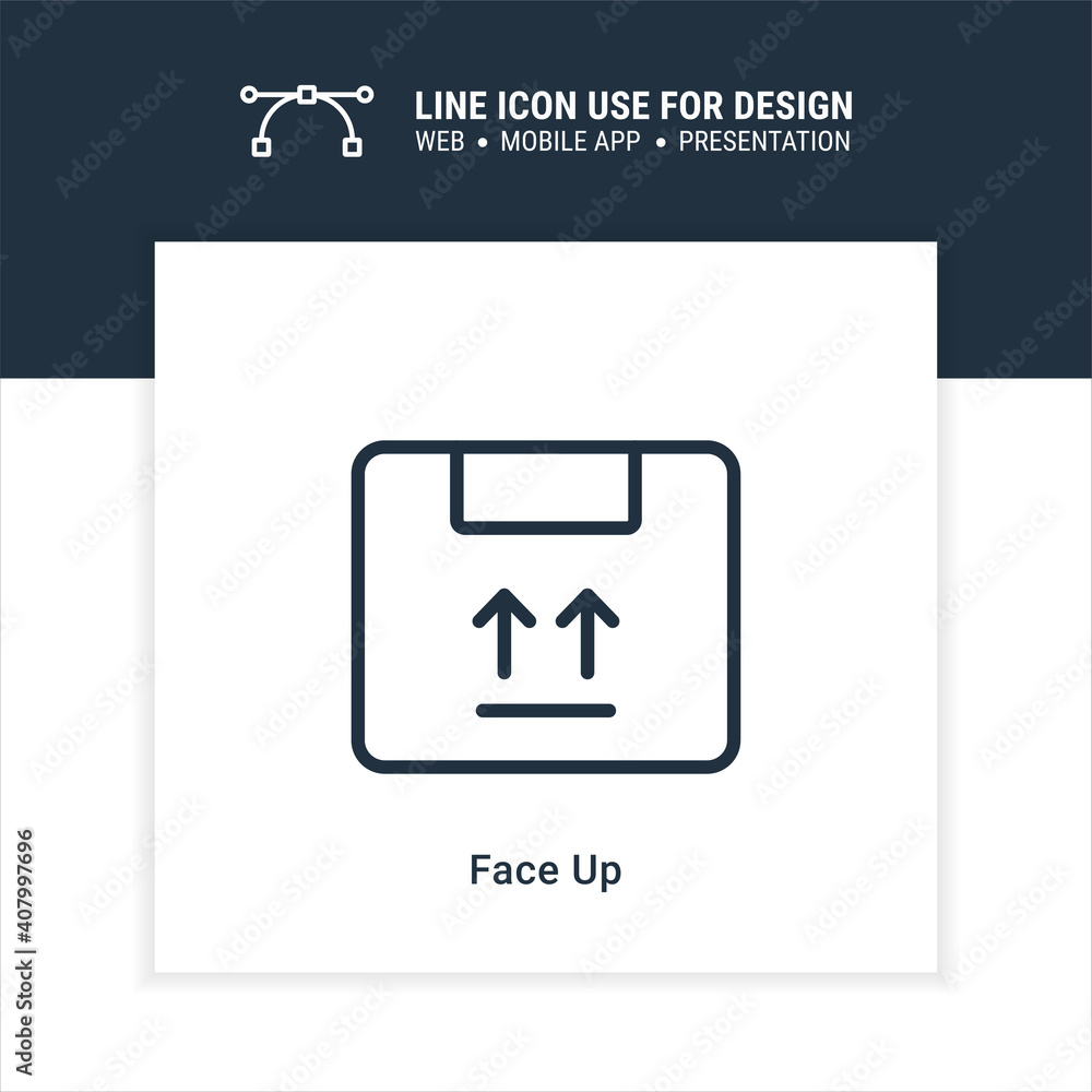 Poster box package symbols shipment of goods single icon graphic design element vector illustration for bus