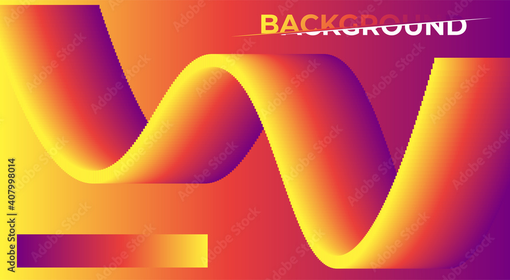 Poster modern colorful flow poster. wave liquid shape in black color background. art design for your design