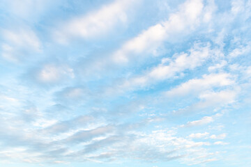 Obraz premium The nature of blue sky with cloud in the morning.