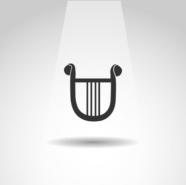Barbitos icon, Barbitos simple music icon