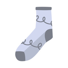 purple sock icon vector design