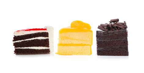 cake on white plate on white.