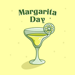 Margarita day illustration