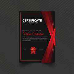 Professional unique certificate and diploma template