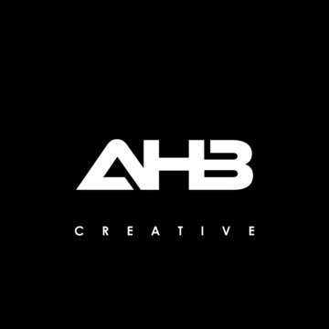 AHB Letter Initial Logo Design Template Vector Illustration