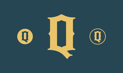 Elegant Lettermark Q Logo, Q Logotype, Q logo