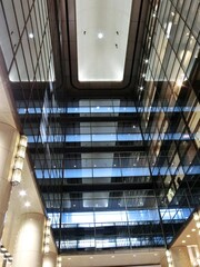 Fototapeta premium Glass of shopping building