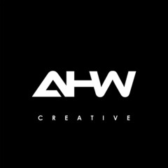 AHW Letter Initial Logo Design Template Vector Illustration