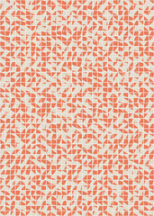 Abstract Geometric Pattern generative computational art illustration