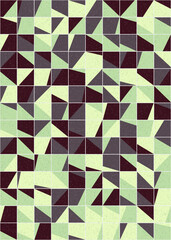 Abstract Geometric Pattern generative computational art illustration