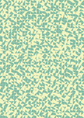 Abstract Geometric Pattern generative computational art illustration