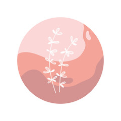 highlight cover abstract floral nature botanical