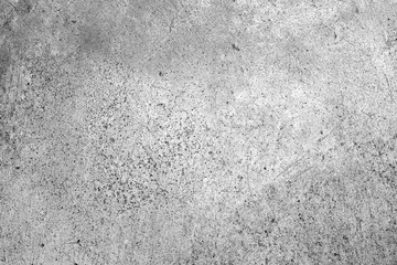 Old cement or concrete outdoor wall with stains and moldy for raw vintage background and texture.