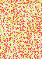 Abstract Geometric Pattern generative computational art illustration