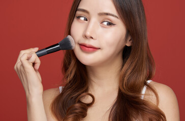 Obraz premium 여성 미용 뷰티 모델