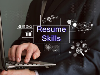  Resume Skills sign on the sheet.