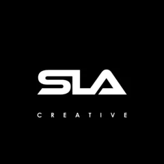 Fotobehang SLA Letter Initial Logo Design Template Vector Illustration © makrufi