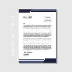 Illustration vector graphic of letterhead,perfect for letterhead template,letterhead business,letterhead office,office stationery,office needs,employees,etc