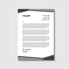Illustration vector graphic of letterhead,perfect for letterhead template,letterhead business,letterhead office,office stationery,office needs,employees,etc
