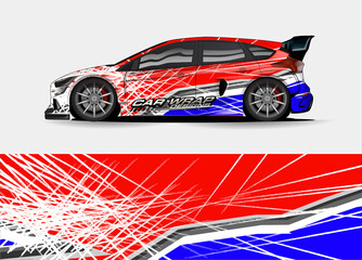 Fototapeta premium car decal design vector. abstract background for vehicle vinyl wrap 