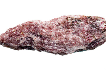 Quartz on a white background