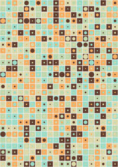 Abstract Geometric Pattern generative computational art illustration