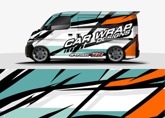 car decal design vector. abstract background for vehicle vinyl wrap
