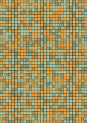 Abstract Geometric Pattern generative computational art illustration