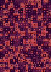 Abstract Geometric Pattern generative computational art illustration