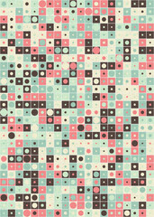 Abstract Geometric Pattern generative computational art illustration