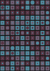 Abstract Geometric Pattern generative computational art illustration