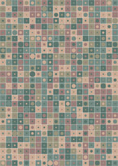 Abstract Geometric Pattern generative computational art illustration